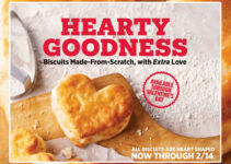 Hardee’s Unveils Love-Infused Delight: Heart-Shaped Biscuits Returning on February 1, 2024